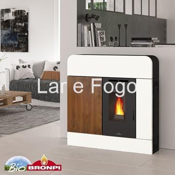 ESTUFA DE PELLET BRONPI EXTRAPLANA DORA - Imagen 1