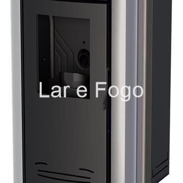 ESTUFA DE PELLET BRONPI FRONTAL CORAL - Imagen 1