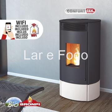 ESTUFA DE PELLET BRONPI FRONTAL MILA - Imagen 1