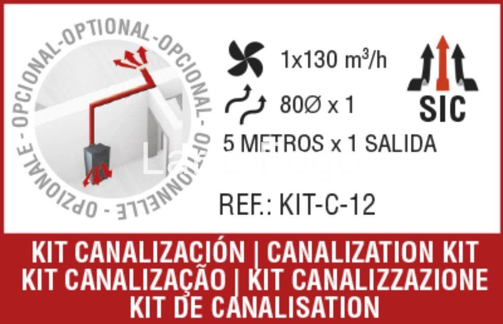 ESTUFA DE PELLET BRONPI FRONTAL MILA - Imagen 5