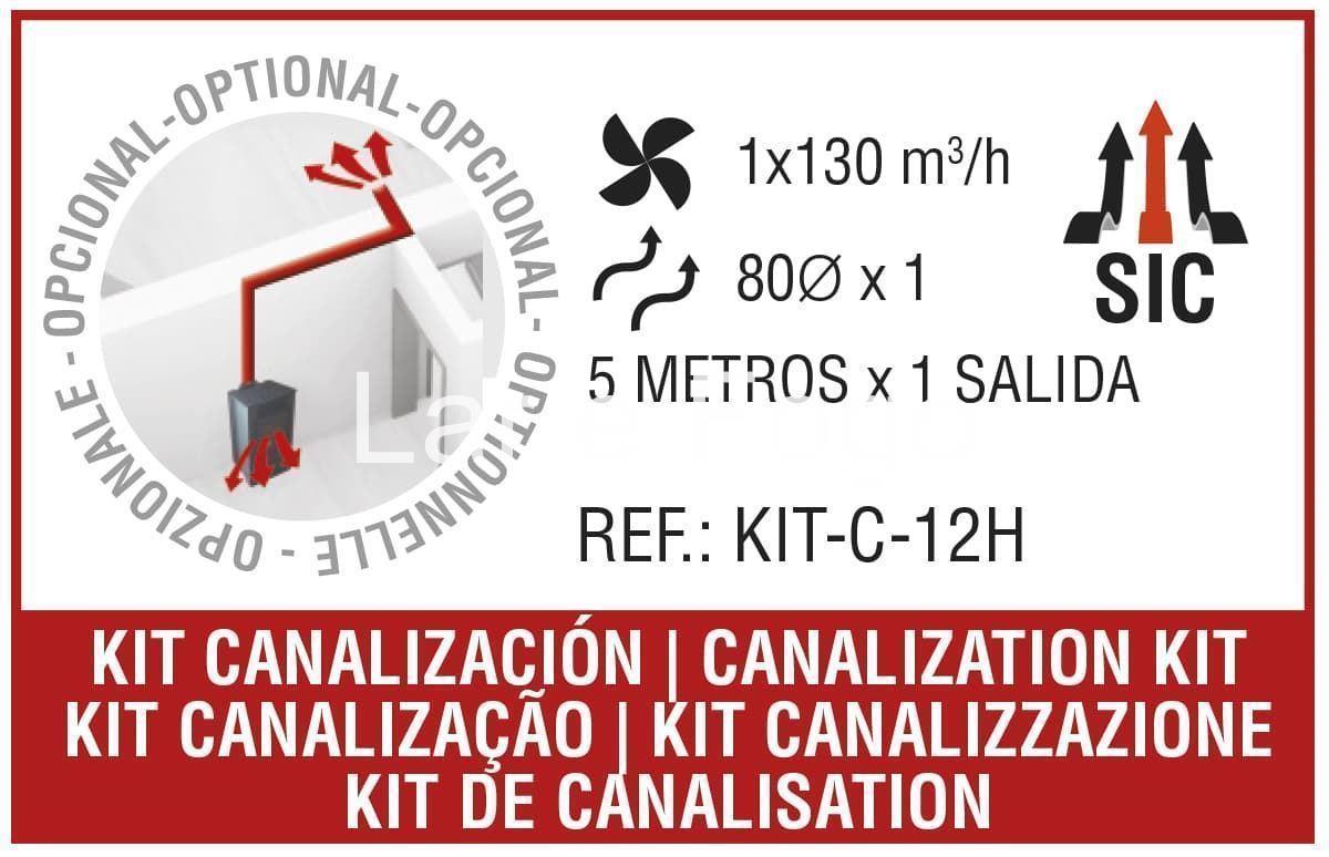 ESTUFA DE PELLET BRONPI FRONTAL NOA HORNO - Imagen 5