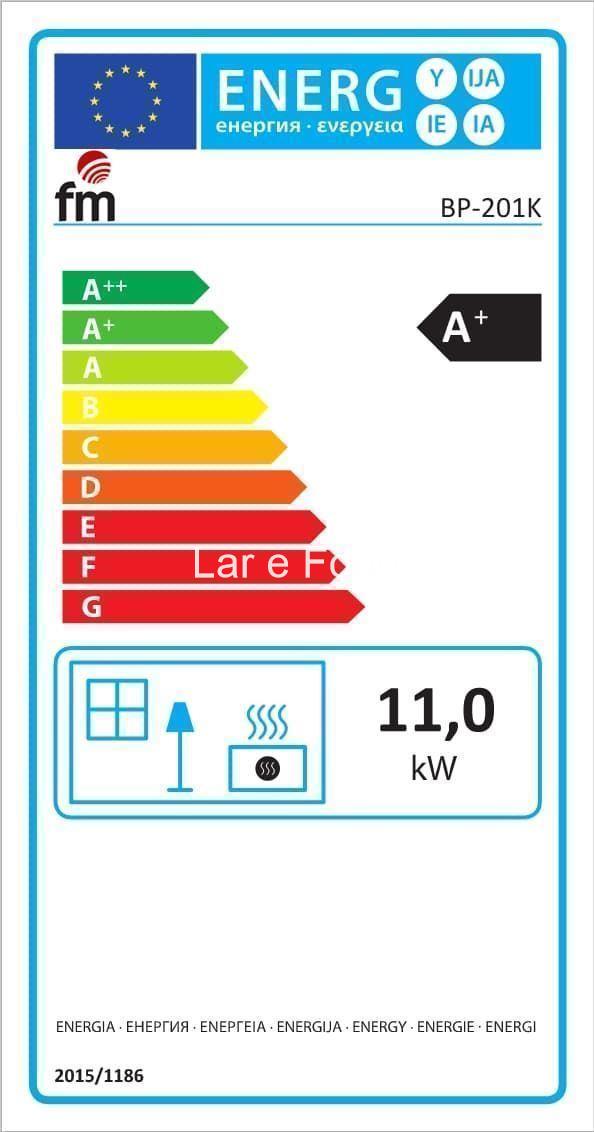 ESTUFA DE PELLET CANALIZABLE FM CALEFACCIÓN BP-201 K - Imagen 11