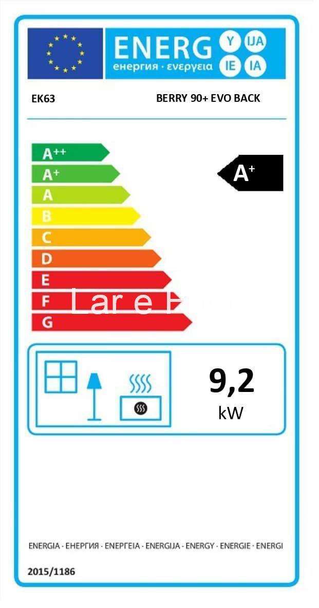 ESTUFA DE PELLET EK63-EDILKAMIN BERRY 90+ EVO - Imagen 4