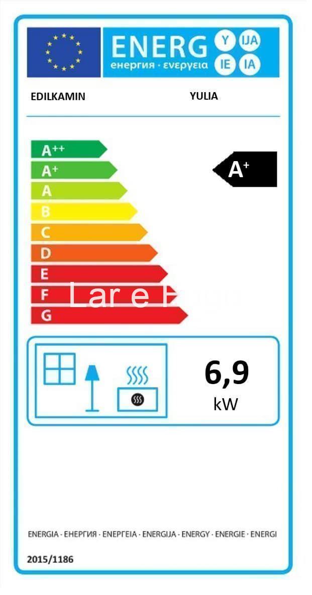 ESTUFA DE PELLET ITC-EDILKAMIN YULIA - Imagen 4