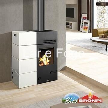 ESTUFA MIXTA PARA LEÑA Y PELLET BRONPI CAROL MIXTA - Imagen 2