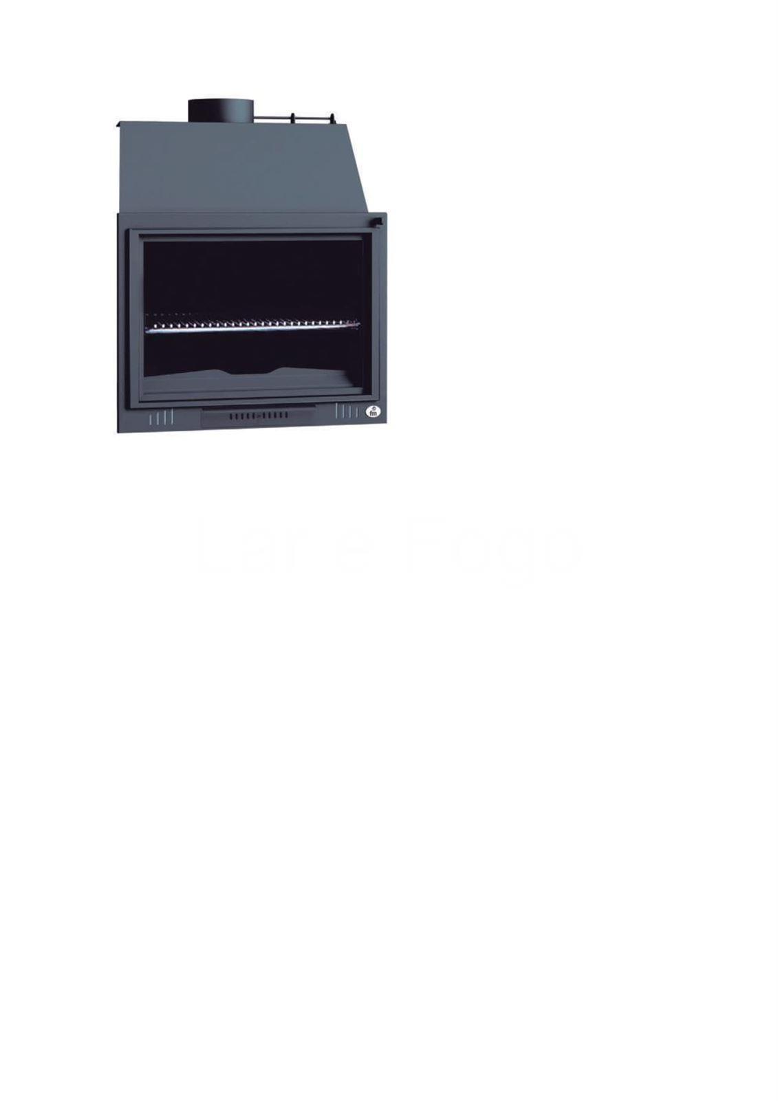 HOGAR SIN PUERTA DE 70 CM. FM CALEFACCIÓN - Imagen 1