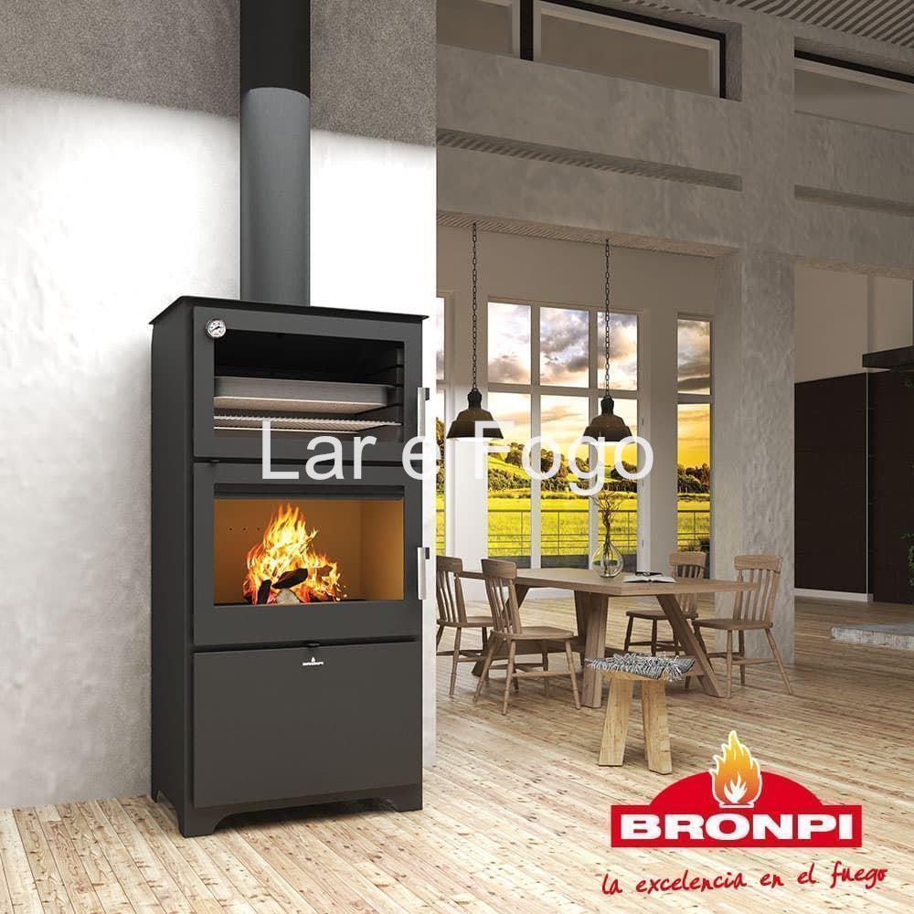 HORNO BRONPI CON LEÑERO MURANO L - Imagen 1