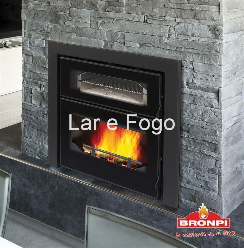 Insertable de Leña con Horno Bronpi Everest Visión