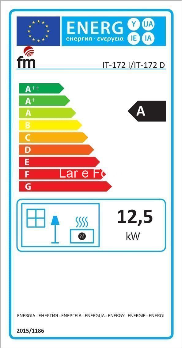 INSERTABLE DE LEÑA RINCÓN CON TURBINAS FM CALEFACCIÓN IT-172 D - Imagen 7