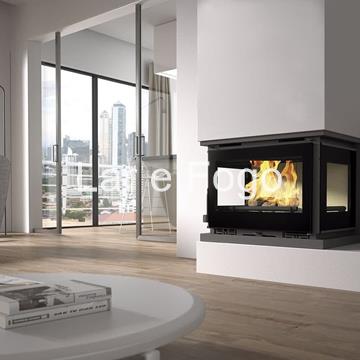 INSERTABLE DE LEÑA 3 CARAS CON TURBINAS FM CALEFACCIÓN IT-173 - Imagen 1