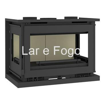 INSERTABLE DE LEÑA 3 CARAS CON TURBINAS FM CALEFACCIÓN IT-173 - Imagen 2