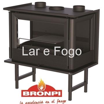 INSERTABLE DE LEÑA BRONPI A 3 CARAS PARIS 70-3C - Imagen 1