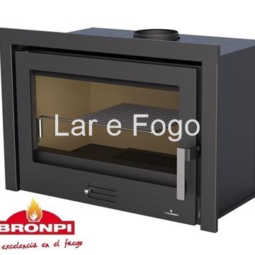 INSERTABLE DE LEÑA BRONPI CON TURBINAS RIOJA - Imagen 2