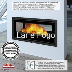 INSERTABLE DE LEÑA BRONPI DOBLE CARA CAIRO-110 D - Imagen 2