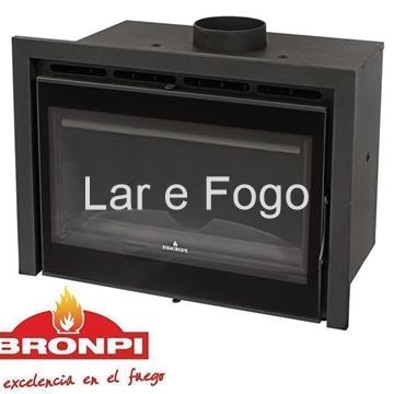 INSERTABLE DE LEÑA BRONPI EN FUNDICIÓN MADRID VISIÓN - Imagen 2