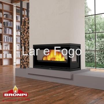 INSERTABLE DE LEÑA BRONPI ESQUINA DERECHA CAIRO-110 ED - Imagen 1