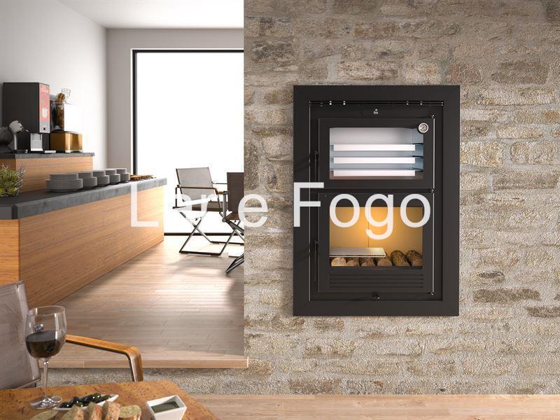 INSERTABLE DE LEÑA CON HORNO FM CALEFACCIÓN HLI-100 - Imagen 1