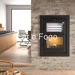 INSERTABLE DE LEÑA CON HORNO FM CALEFACCIÓN HLI-100 - Imagen 1