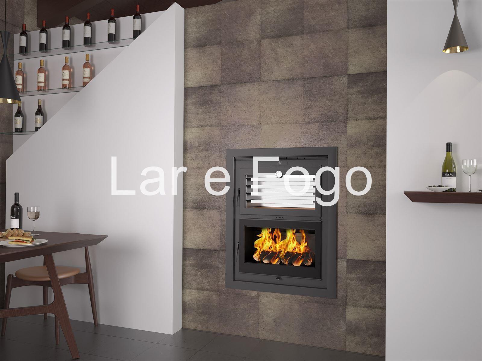 INSERTABLE DE LEÑA CON HORNO FM CALEFACCIÓN HLI-200 F - Imagen 1