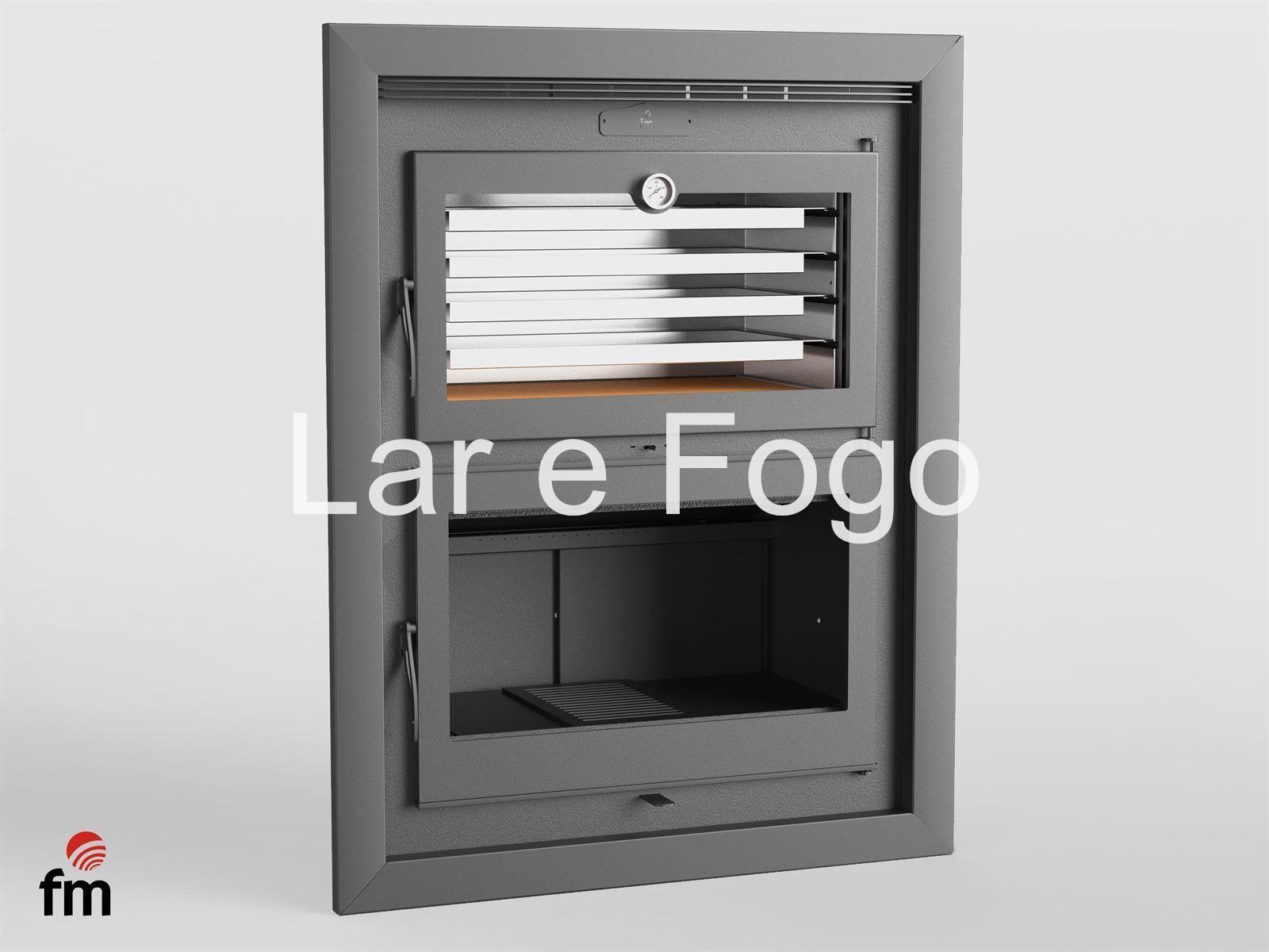 INSERTABLE DE LEÑA CON HORNO FM CALEFACCIÓN HLI-200 F - Imagen 2