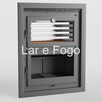INSERTABLE DE LEÑA CON HORNO FM CALEFACCIÓN HLI-200 F - Imagen 2