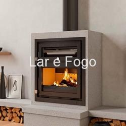 INSERTABLE DE LEÑA CON HORNO Y TURBINA FM CALEFACCIÓN IT-170 H - Imagen 1