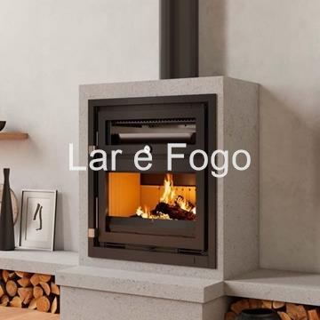 INSERTABLE DE LEÑA CON HORNO Y TURBINA FM CALEFACCIÓN IT-170 H - Imagen 1