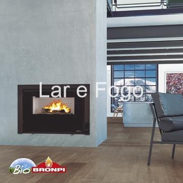 INSERTABLE DE LEÑA-PELLET BRONPI MODELO INSERT HYBRID - Imagen 2