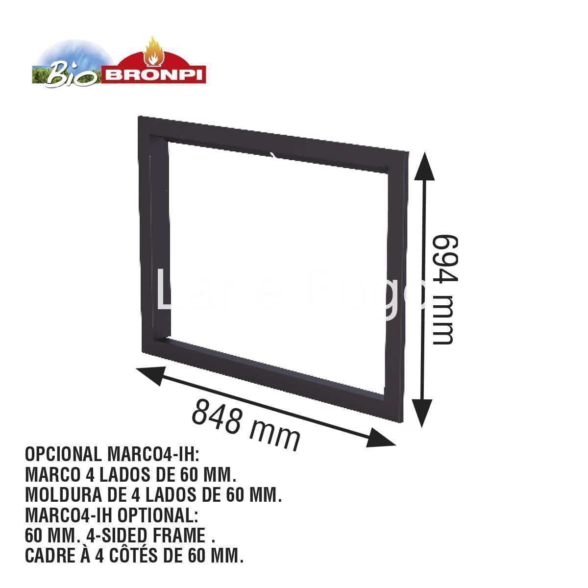 INSERTABLE DE LEÑA-PELLET BRONPI MODELO INSERT HYBRID - Imagen 8