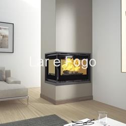 INSERTABLE DE LEÑA  RINCÓN CON TURBINAS FM CALEFACCIÓN IT-182 I - Imagen 1