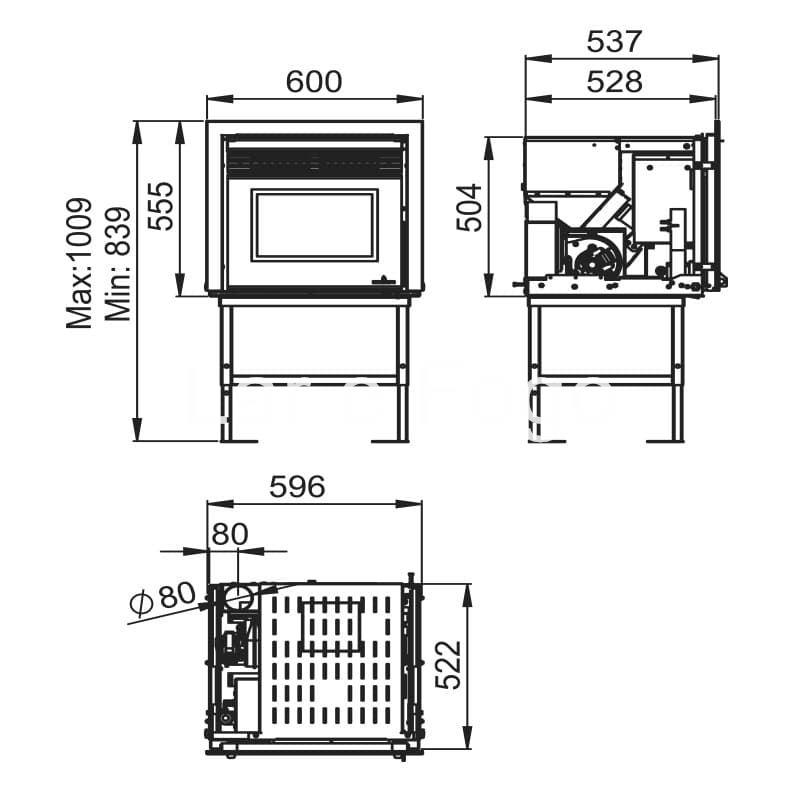 INSERTABLE DE PELLET BRONPI TAVIRA - Imagen 6