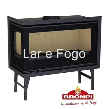 KIT CERÁMICO PARA INSERTABLE CAIRO ESQUINA 110  DE LEÑA BRONPI - Imagen 2