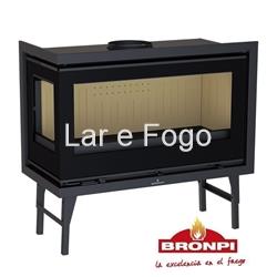 KIT CERÁMICO PARA INSERTABLE CAIRO ESQUINA 90  DE LEÑA BRONPI - Imagen 2