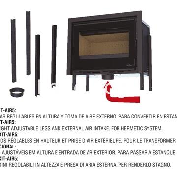 KIT CON PATAS Y TOMA DE AIRE EXTERNO - Imagen 1