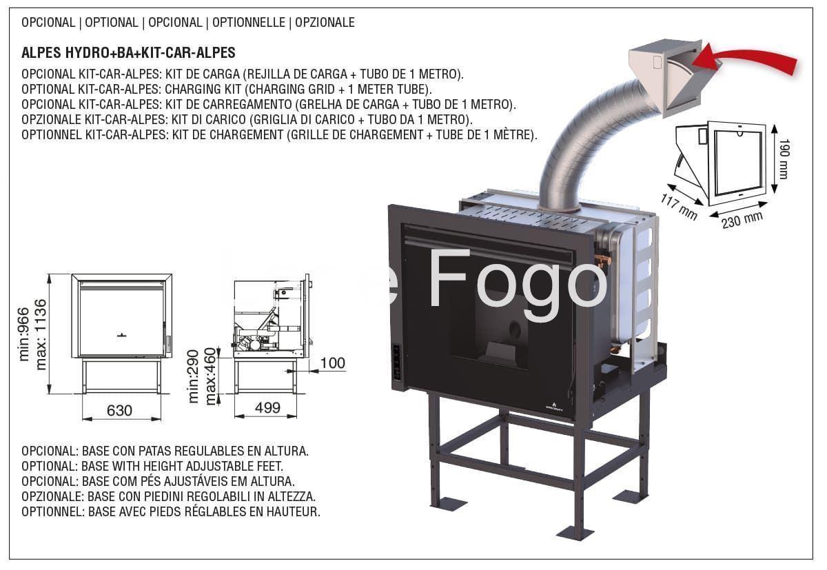 KIT DE CARGA CON REJILLA PARA ALPES - Imagen 1