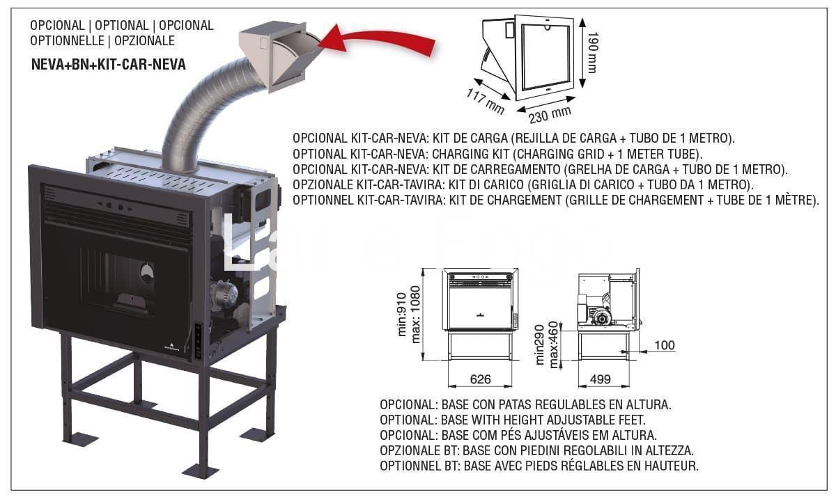 KIT DE CARGA CON REJILLA PARA NEVA - Imagen 1