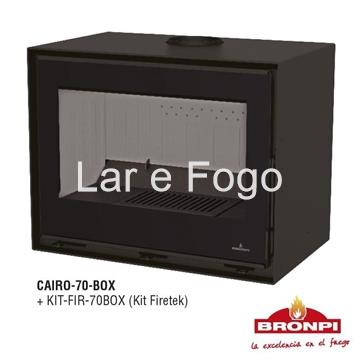 KIT FIRETEK PARA ESTUFA DE LEÑA CAIRO 70 BOX BRONPI - Imagen 1
