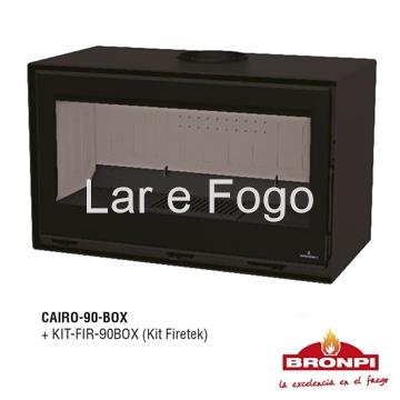 KIT FIRETEK PARA ESTUFA DE LEÑA CAIRO 90 BOX BRONPI - Imagen 1
