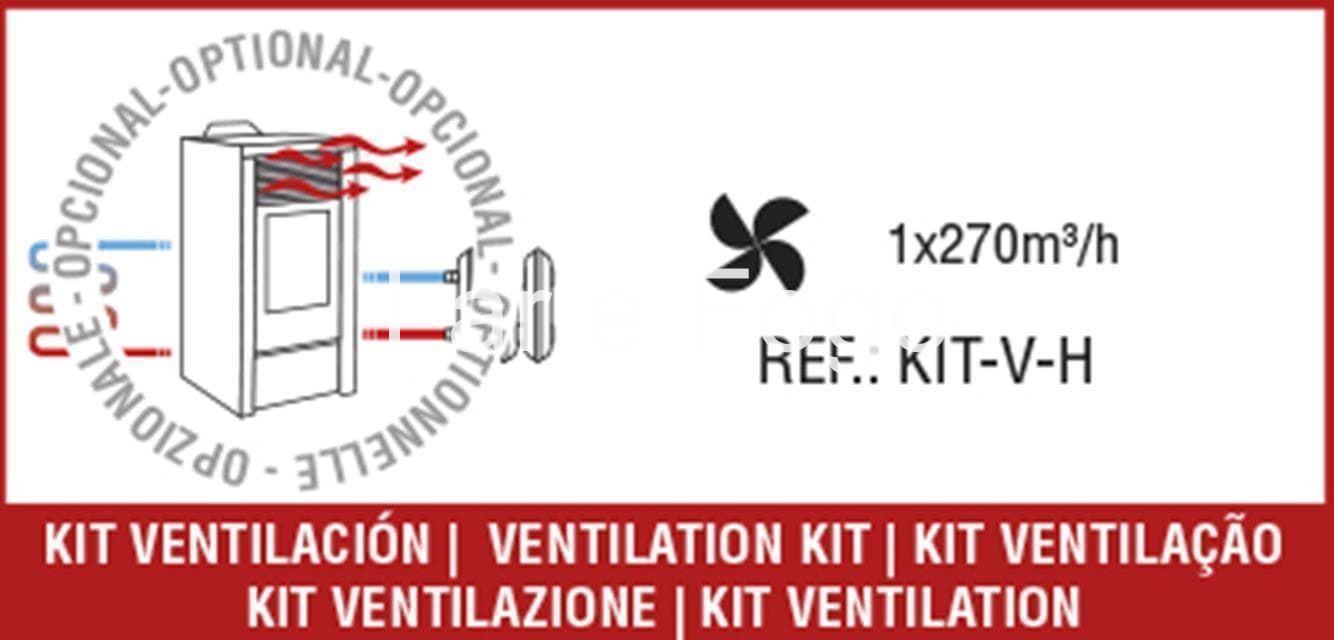 KIT VENTILACIÓN BRONPI PARA TERMOESTUFA PELLET - Imagen 1