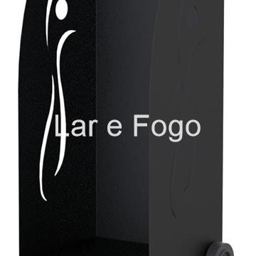 LEÑERO CON RUEDAS SILUETA BRONPI - Imagen 2