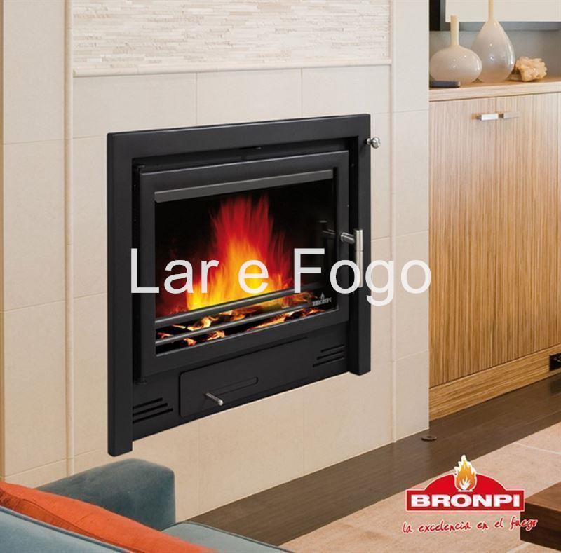 TERMOCHIMENEA DE LEÑA BRONPI HYDROBRONPI 80 E - Imagen 1