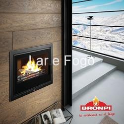 TERMOCHIMENEA DE LEÑA BRONPI HYDROBRONPI 80 E - Imagen 2