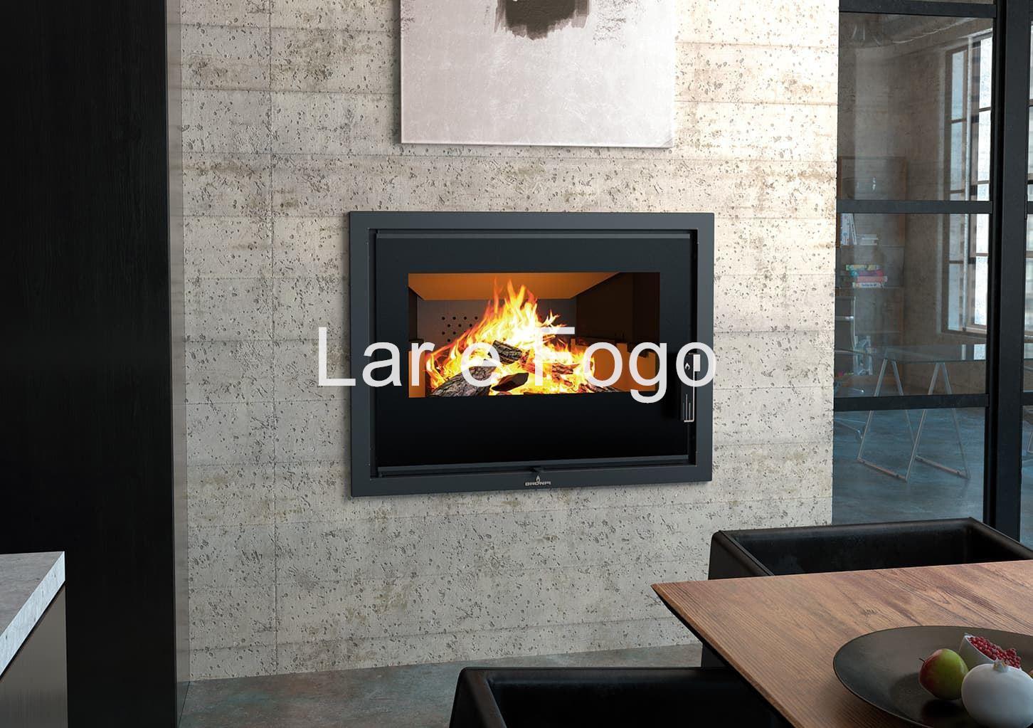 TERMOCHIMENEA DE LEÑA BRONPI TECNO HYDROBRONPI 80 - Imagen 1