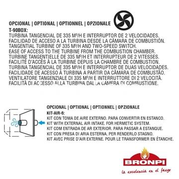 TURBINA TANGENCIAL CAIRO 90 BOX BRONPI - Imagen 1